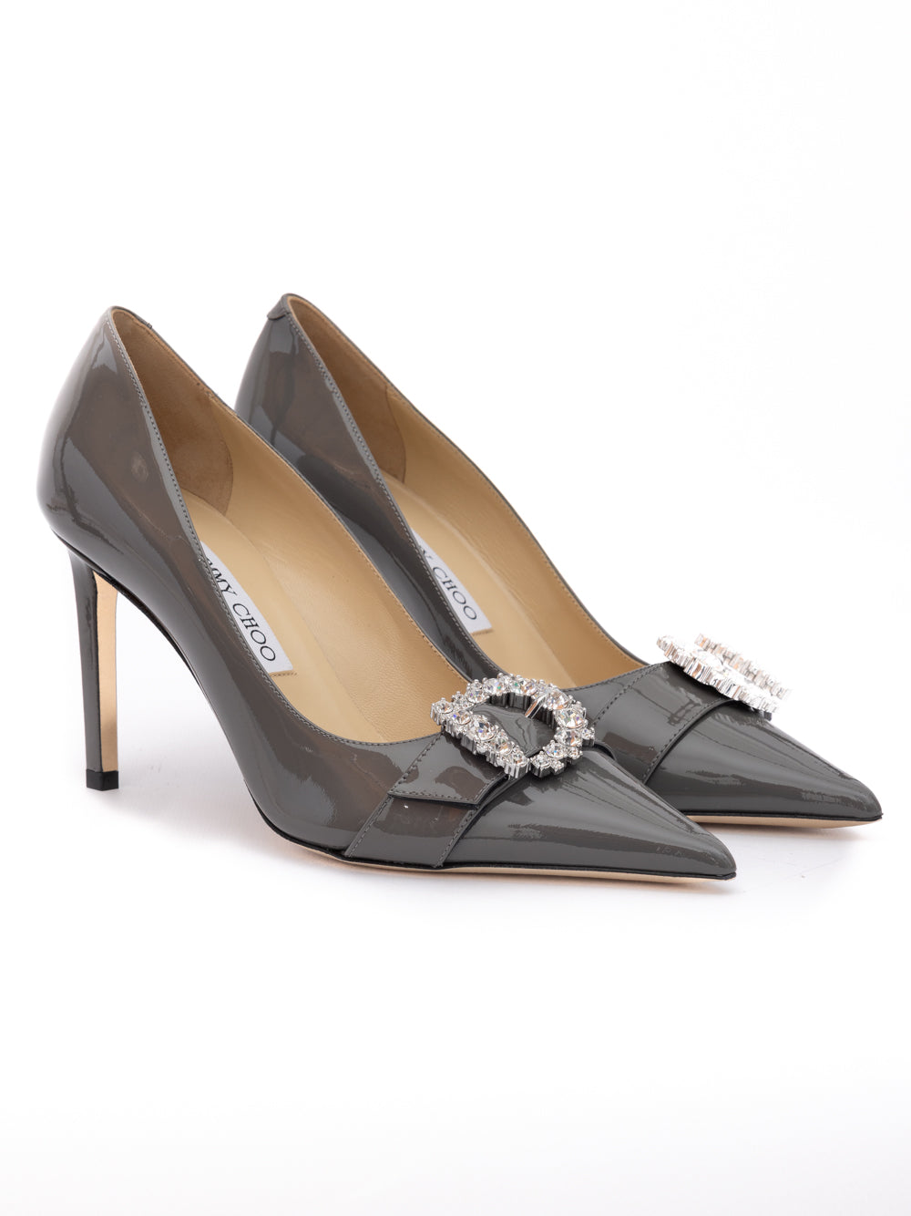 Jimmy Choo Cheri 85 Pumps - Storm Gray/Grey