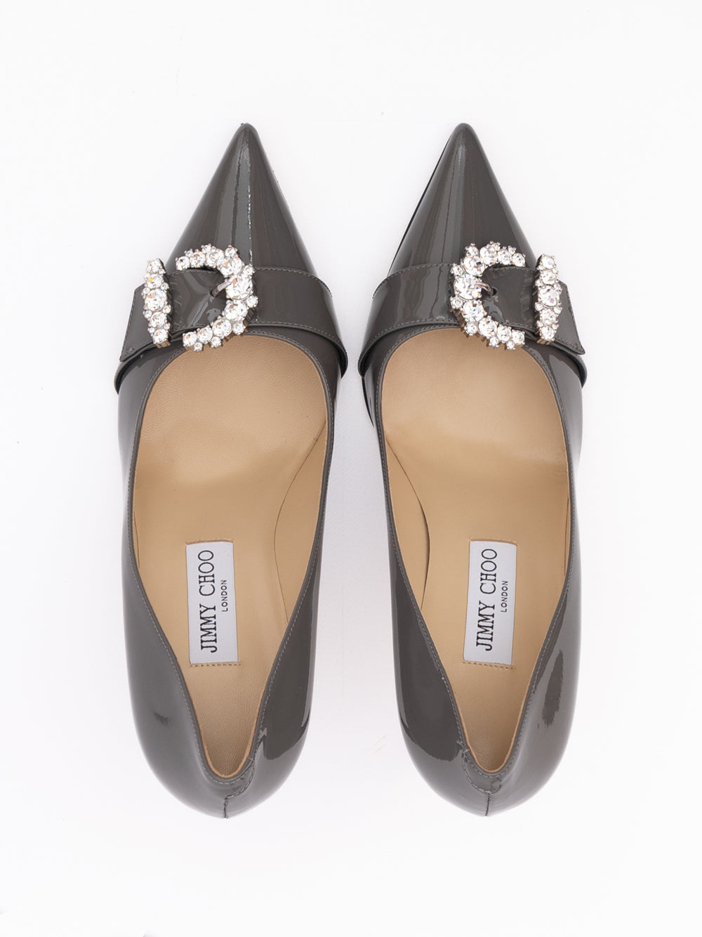Jimmy Choo Cheri 85 Pumps - Storm Gray/Grey