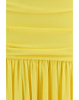 Jacquemus Pleated Midi Dress - Limoncello Yellow