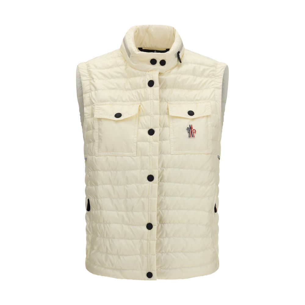 Moncler Grenoble Gumiane Gilet Sleeveless Puffer Jacket - Ivory