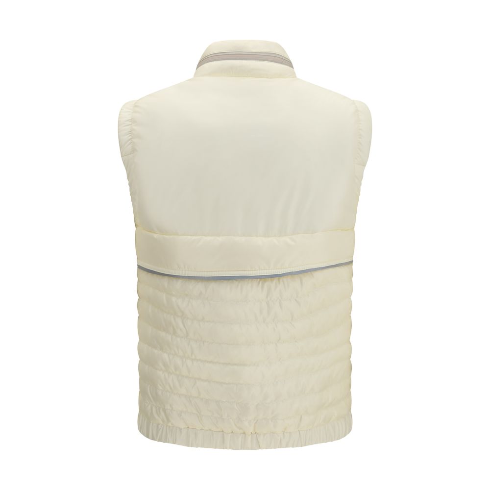 Moncler Grenoble Gumiane Gilet Sleeveless Puffer Jacket - Ivory