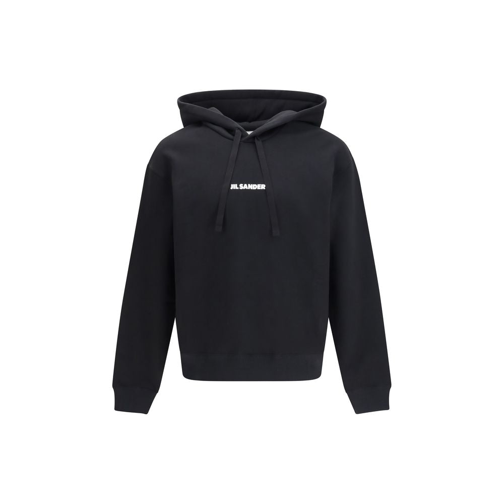 Jil Sander Logo Hoodie - Black