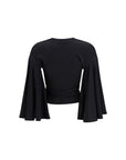 Jacquemus Paysan Wrap Top - Black
