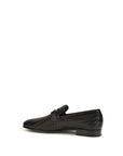 Ferragamo Woven Leather Loafers - Black