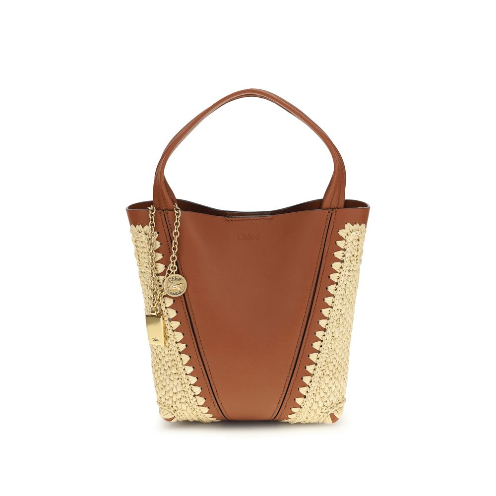 Chloé Spin Raffia Shoulder & Bucket Bag