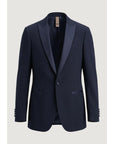 Mulish AB-213 Monetraso Blazer & Pants 3-Piece Suit - Deepest Blue - Made In Italy