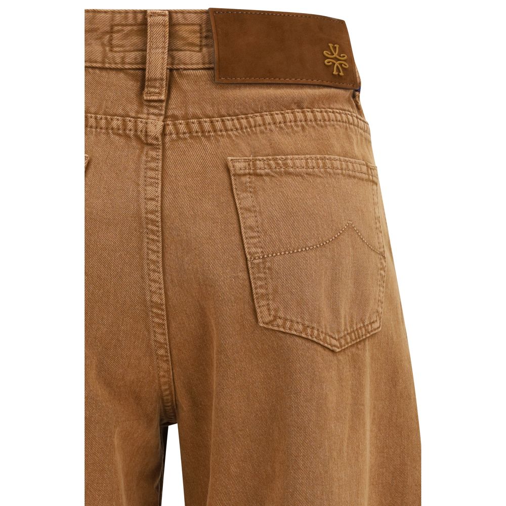 Jacob Cohen Barrel Leg Jeans - Caramel Brown