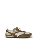 Miu Miu Gymnasium Athletic Suede Leather Sneakers - Brown