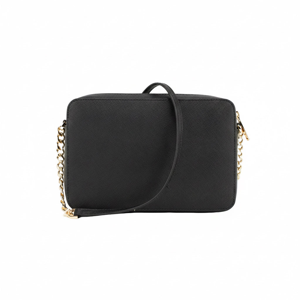 Michael Kors Saffiano Leather Crossbody Bag - Black