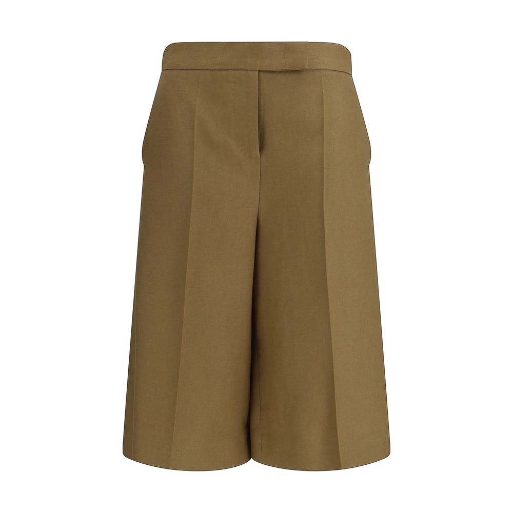 Max Mara Linen Bermuda Longline Shorts