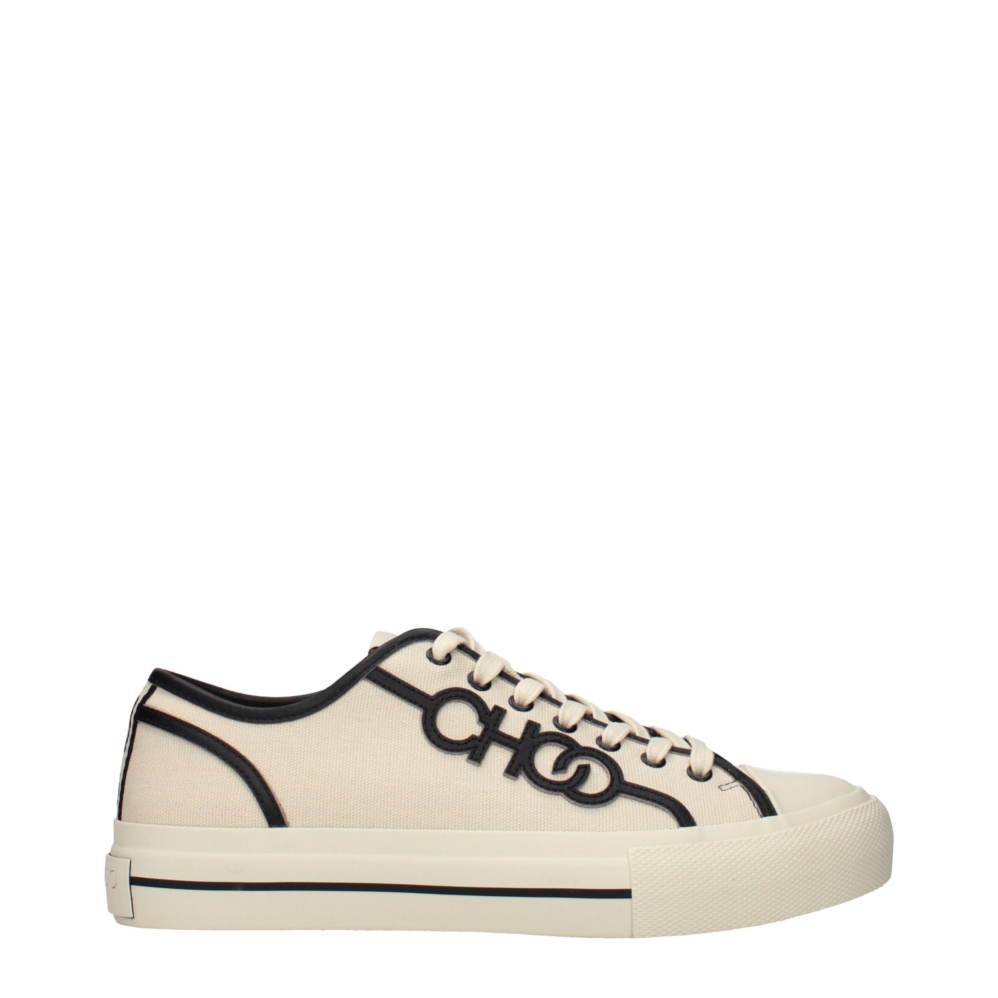 Jimmy Choo Logo Fenix Leather Low Top Sneakers - Beige