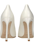 Jimmy Choo Romy 100 Satin High Heel Pumps - Ivory