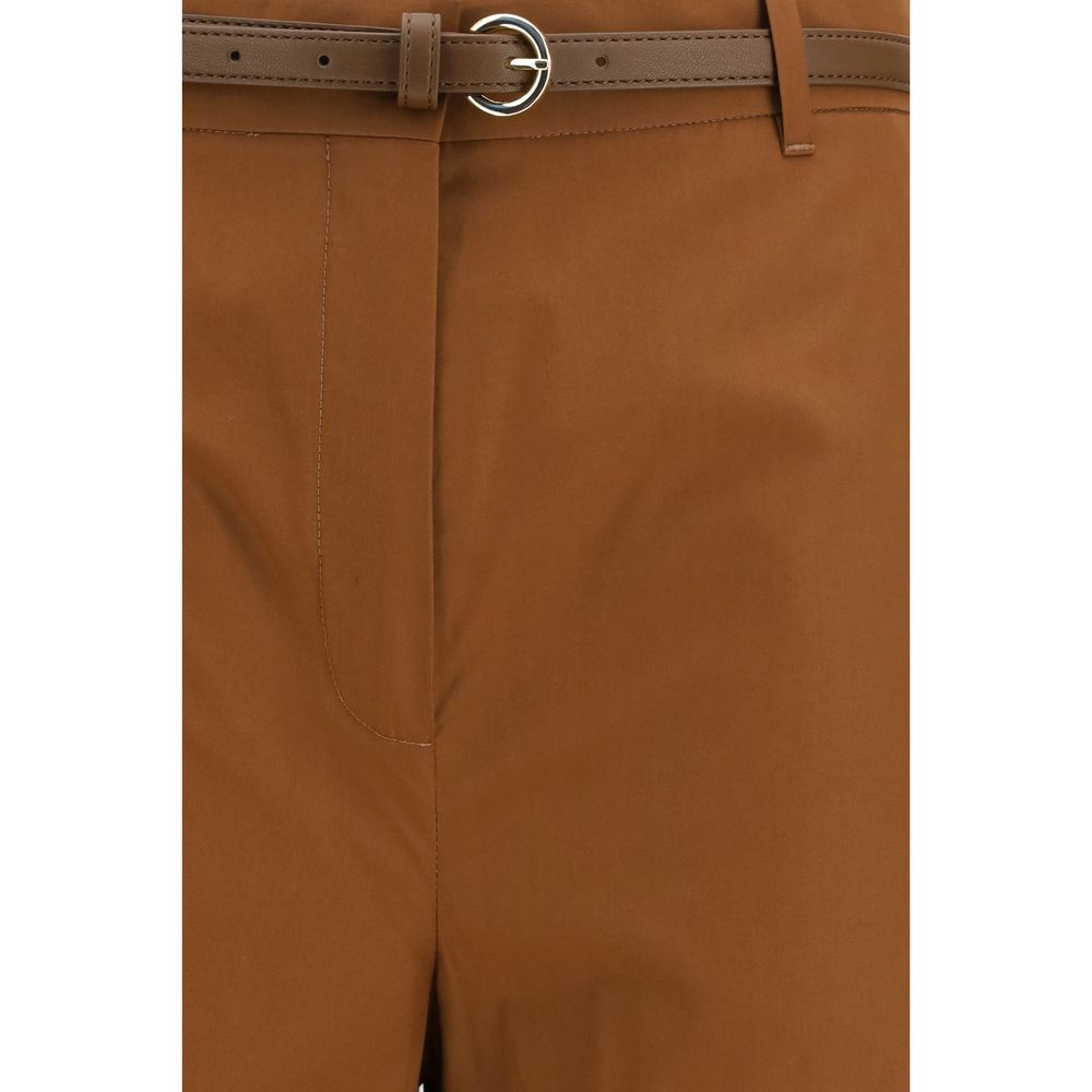 Max Mara Wide Leg Farea Pants - Brown