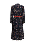Max Mara Stelmo Silk Floral Dress