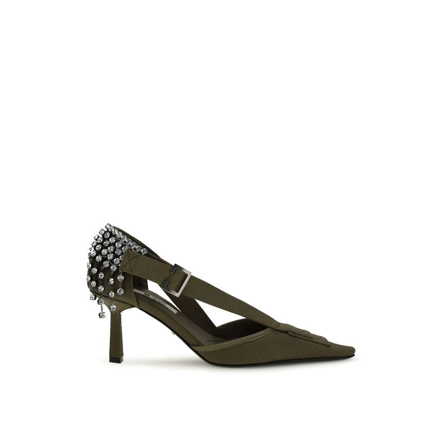 Prada Embellished High Heel Pumps