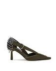 Prada Embellished High Heel Pumps