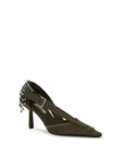 Prada Embellished High Heel Pumps