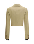 Max Mara Buono Linen Denim Jacket - Beige