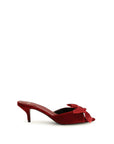 Valentino Garavani Marie Velvet Mule Sandals - Red