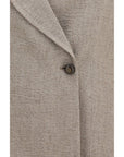 Giorgio Armani Linen Blazer - Taupe