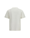 Palm Angels Neck Logo T-Shirt - Porcelain White 