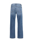 7FOR Light Wash Straight-Leg Jeans