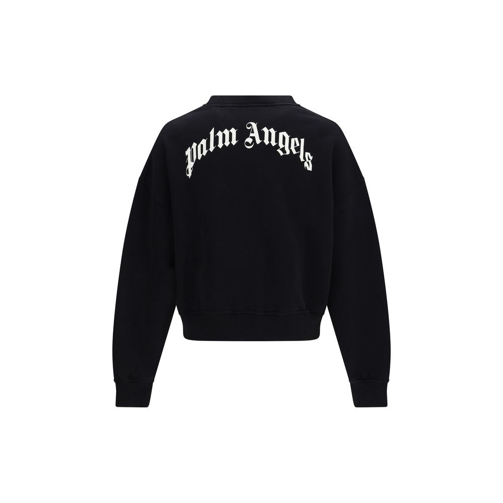 Palm Angels Logo Sweatshirt - Black