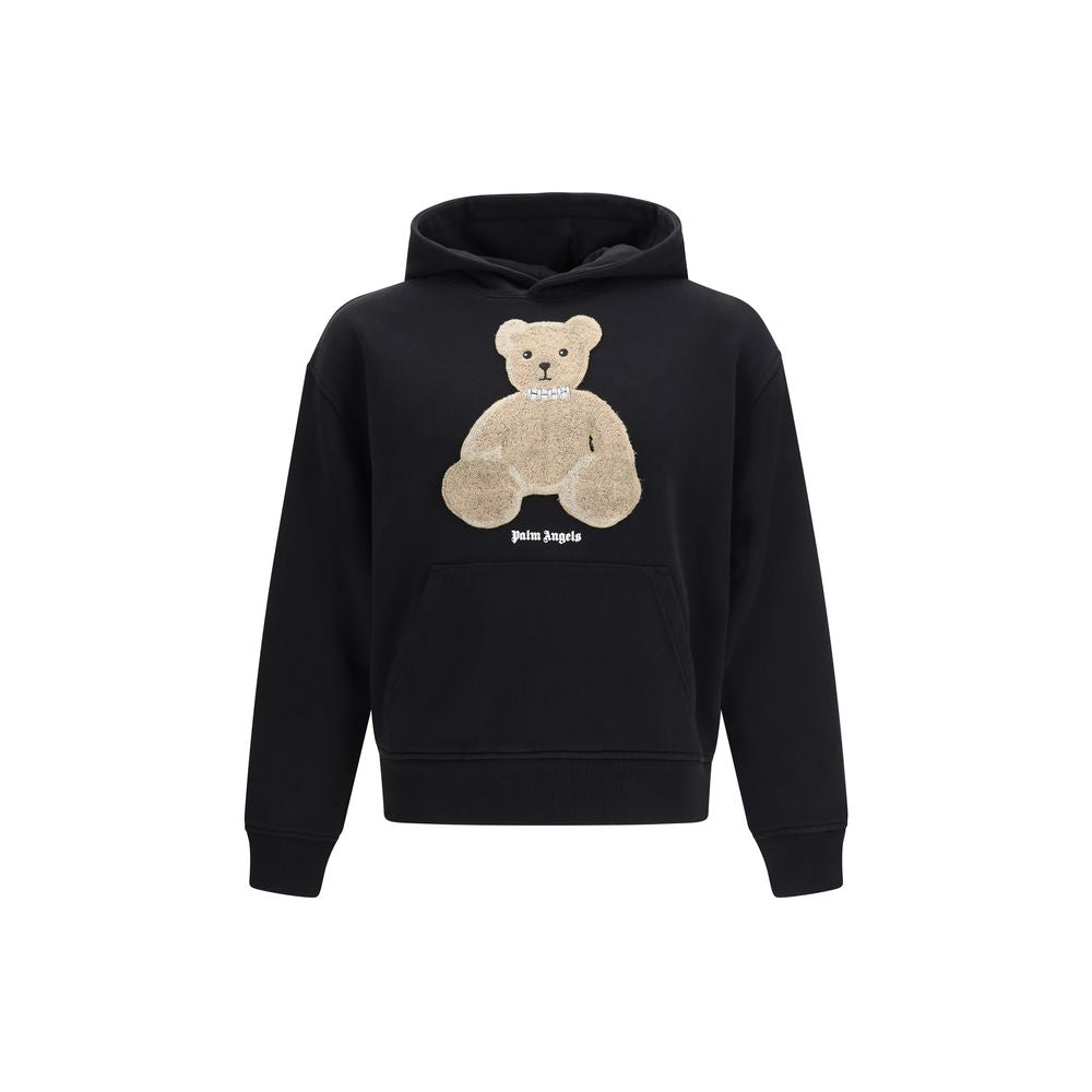 Palm Angels Teddy Bear Hoodie - Black