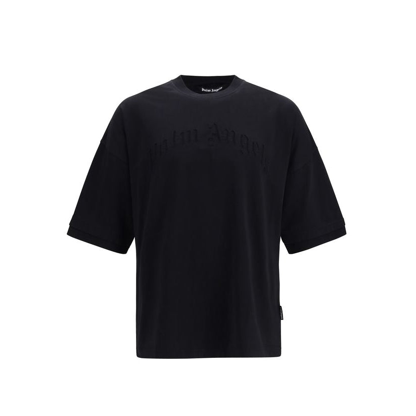 Palm Angels Stealthy Logo T-Shirt - Black
