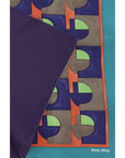 Miu Miu Geometric & Abstract Pattern Silk Scarf