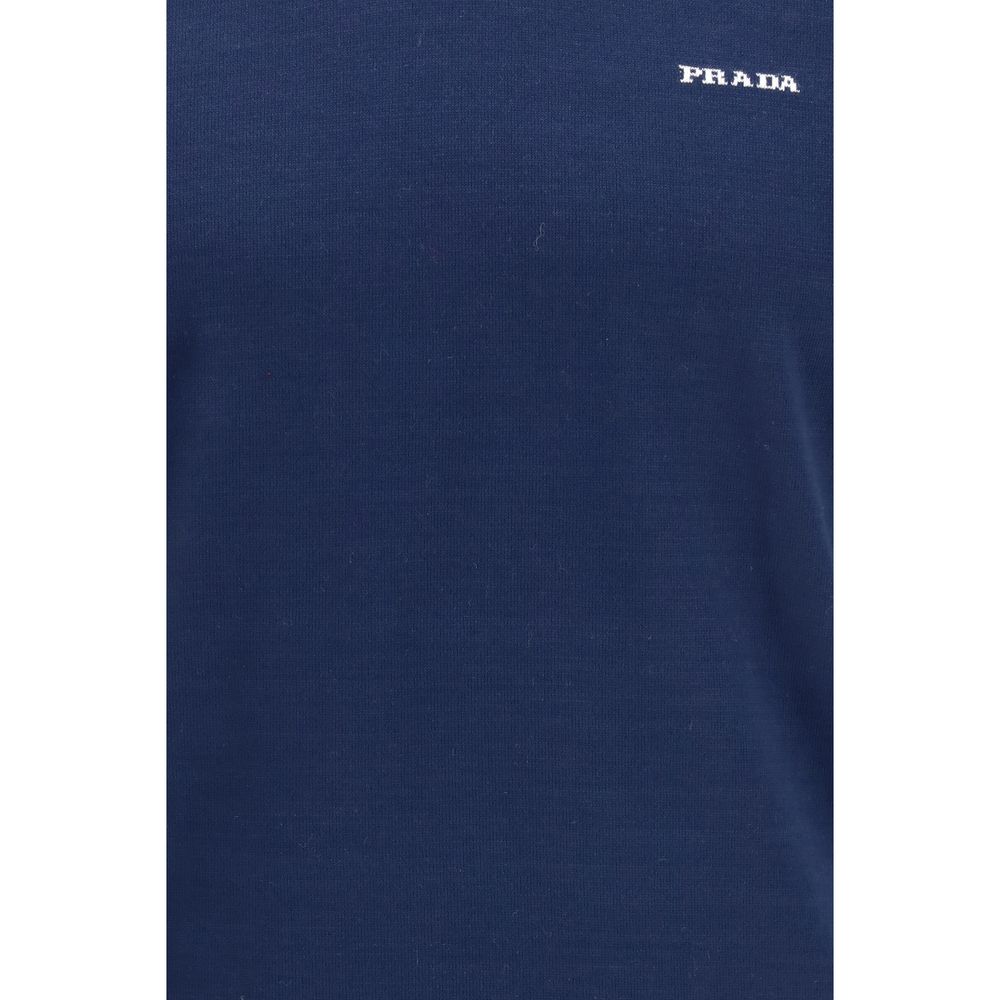 Prada C-Neck T-Shirt - Blue