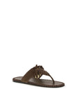 Prada Woven Leather Thong Sandals - Brown