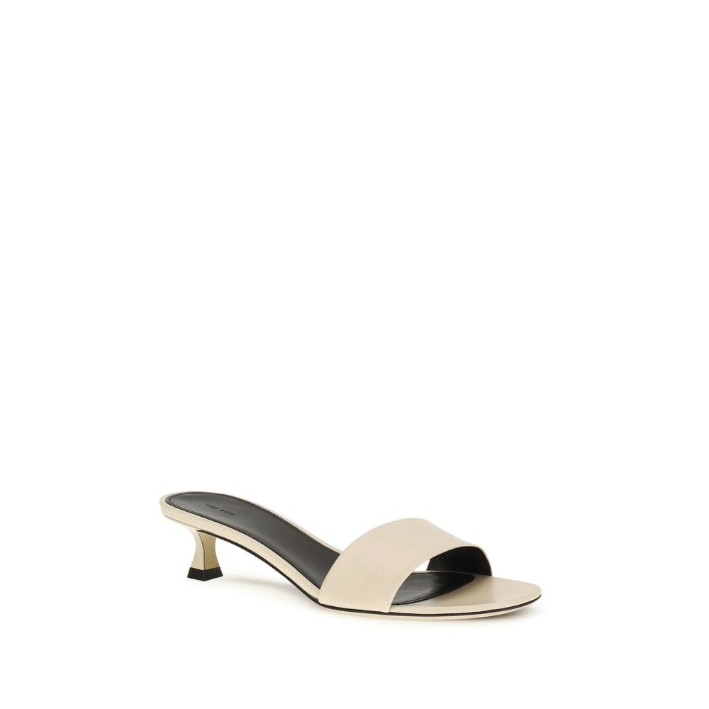 The Row Combo Leather Mule Sandals