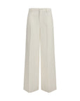 7FOR Baggy Wide Leg Jeans - White