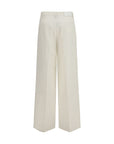 7FOR Baggy Wide Leg Jeans - White