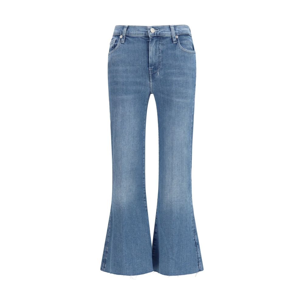 7FOR Light Wash Bell Bottom Flared Jeans