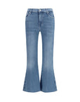 7FOR Light Wash Bell Bottom Flared Jeans