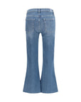 7FOR Light Wash Bell Bottom Flared Jeans