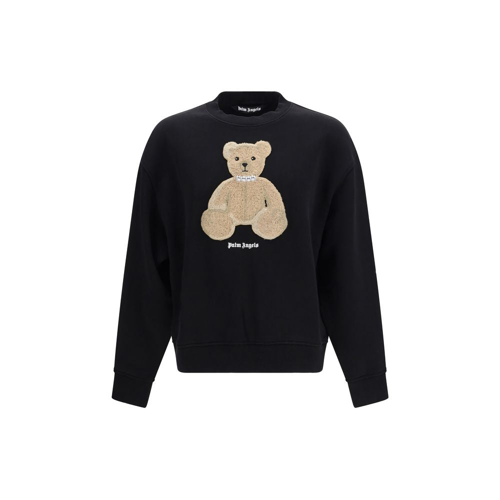 Palm Angels Cotton Sweatshirt - Black