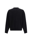Palm Angels Cotton Sweatshirt - Black