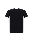 Comme Des Garçons Play Logo Cotton T-Shirt - Black
