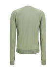 Fendi Logo Cardigan - Soft Green