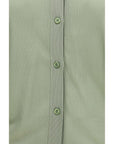 Fendi Logo Cardigan - Soft Green
