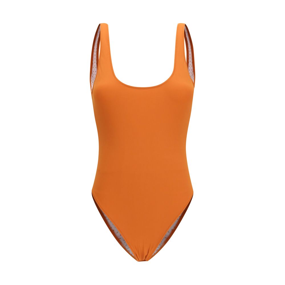 Kristina Ti Open Back One-Piece Swimsuit - Orange