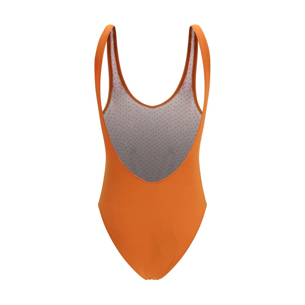Kristina Ti Open Back One-Piece Swimsuit - Orange