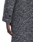 Celine Single-Breasted Wool-Mohair Coat - Gray/Grey