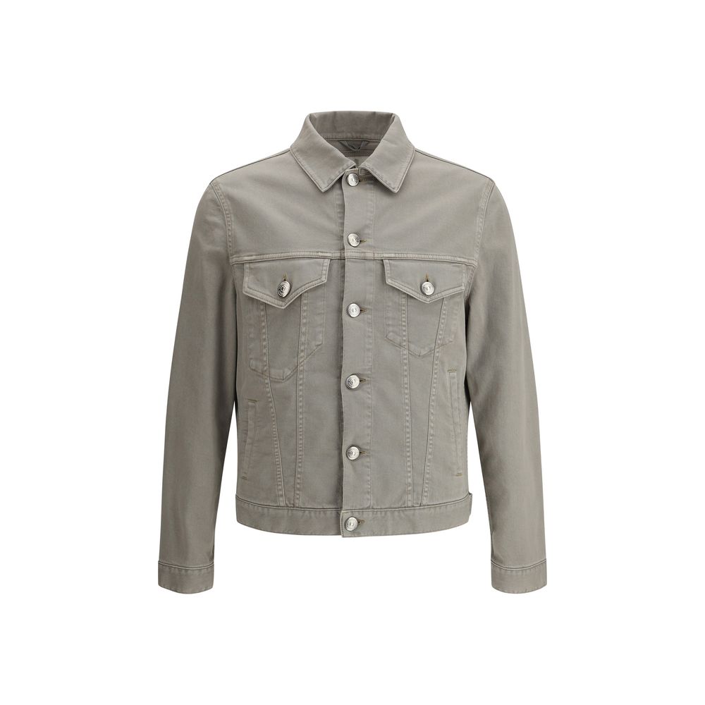Brunello Cucinelli Denim Jacket - Gray/Grey