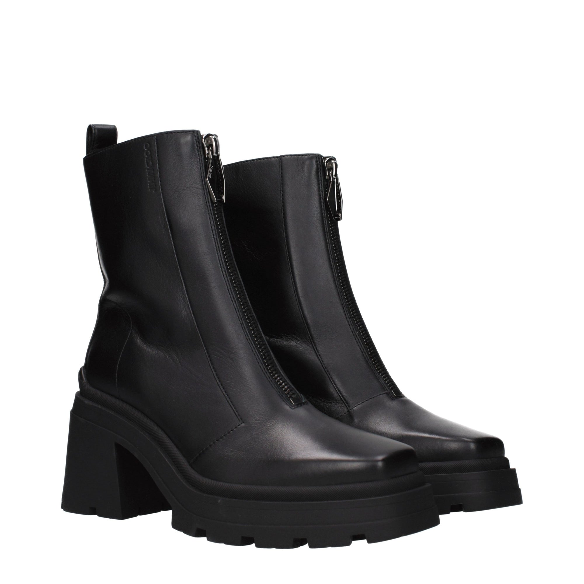Jimmy Choo Eugienie 80 Leather Ankle Boots - Black