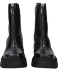 Jimmy Choo Eugienie 80 Leather Heeled Ankle Boots - Black