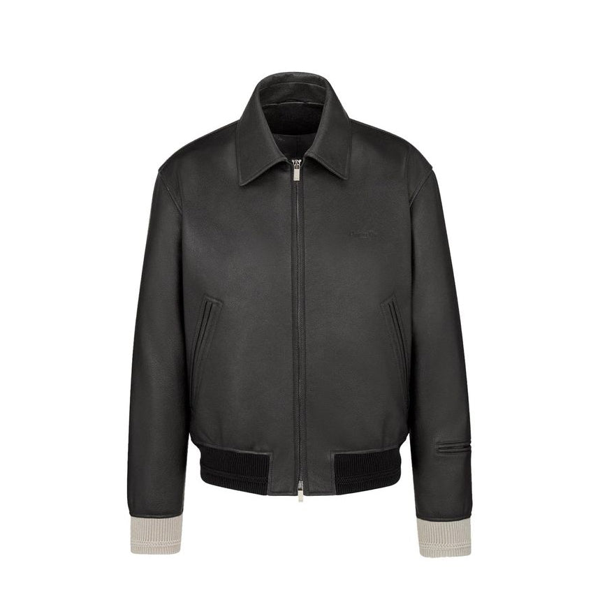 Dior Leather Jacket - Black